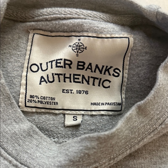 Outer Banks Crewneck Sweater in Gray - Picture 2 of 6